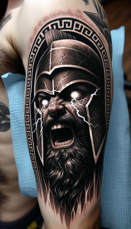 warrior-with-shading-neotraditional-classic-motifs-for-triceps – tattoo design ideas free ai generated – Gallery: warriors-inkby-ai