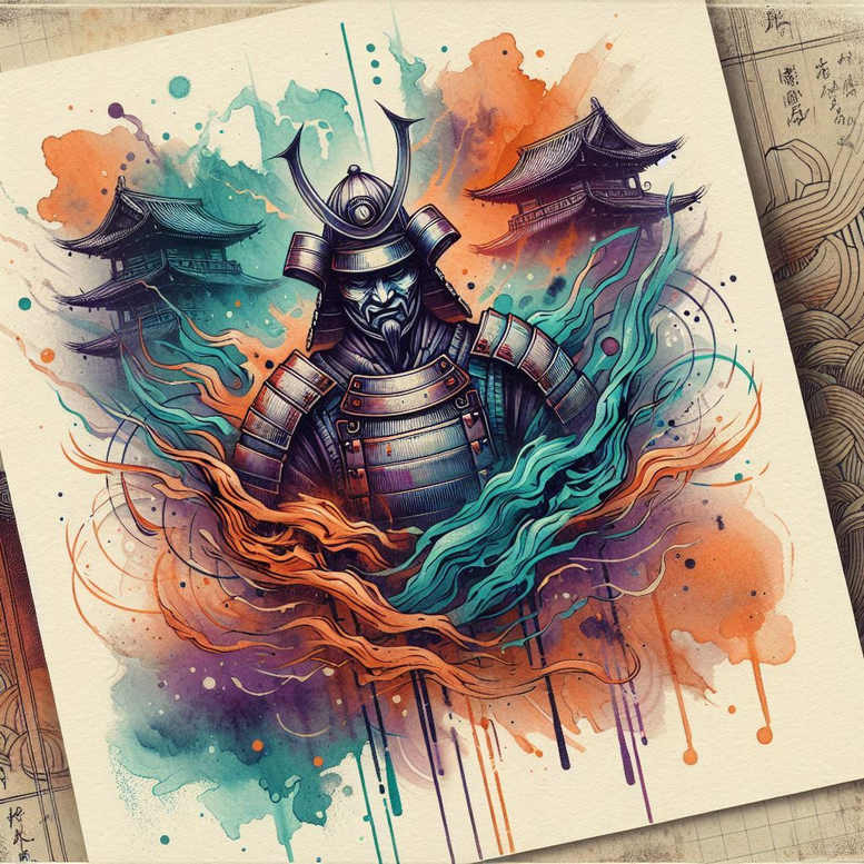 warrior-in-motion-neotraditional-decorative-detail-for-inner-arm – tattoo design ideas free ai generated – Gallery: warriors-inkby-ai