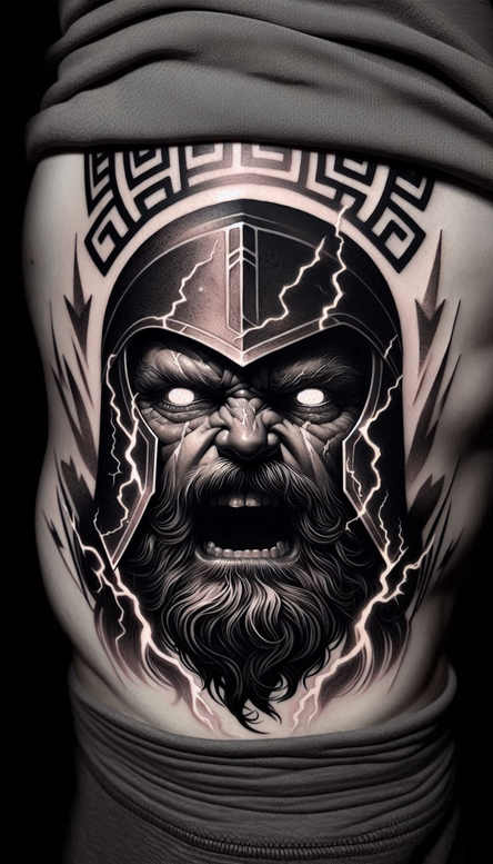 knight-courage-symbol-surrealism-psychic-energy-for-behind-ear – tattoo design ideas free ai generated – Gallery: warriors-inkby-ai
