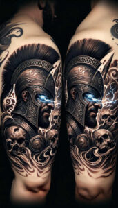warrior-spirit-motif-neotraditional-precise-lines-for-wrist – tattoo design ideas free ai generated – Gallery: warriors-inkby-ai