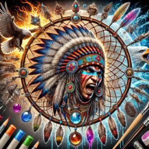 magic-motif-tattoo-surrealism-enigmatic-light-for-lower-arm – tattoo design ideas free ai generated – Gallery: warriors-native-american-inkby-ai