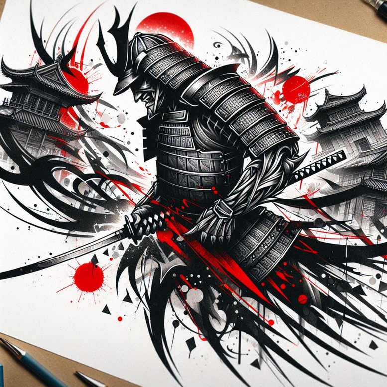 spartan-history-and-strength-motif-neotraditional-artistic-contrast-for-scapula – tattoo design ideas free ai generated – Gallery: warriors-inkby-ai