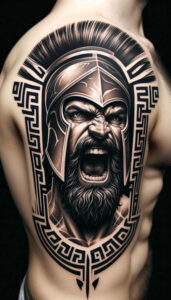 knight-honor-motif-realism-realistic-texture-for-stomach – tattoo design ideas free ai generated – Gallery: warriors-inkby-ai
