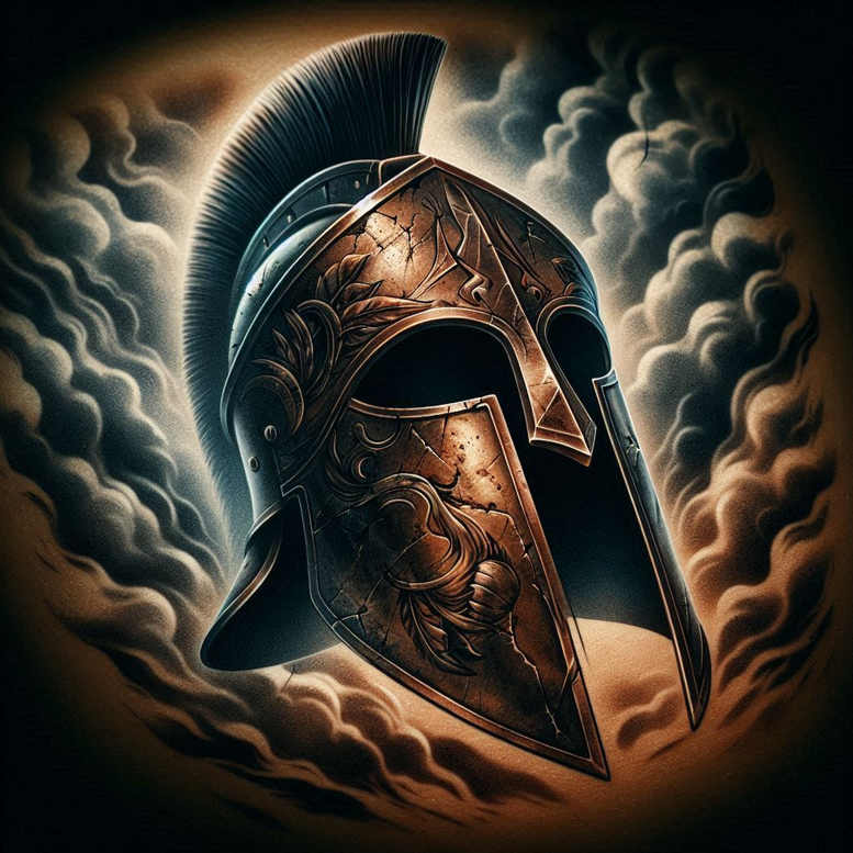 knight-tattoo-surrealism-enigmatic-light-for-toe – tattoo design ideas free ai generated – Gallery: warriors-inkby-ai