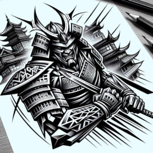 warriors tattoo design ideas bold motifs armor shape embodying determination