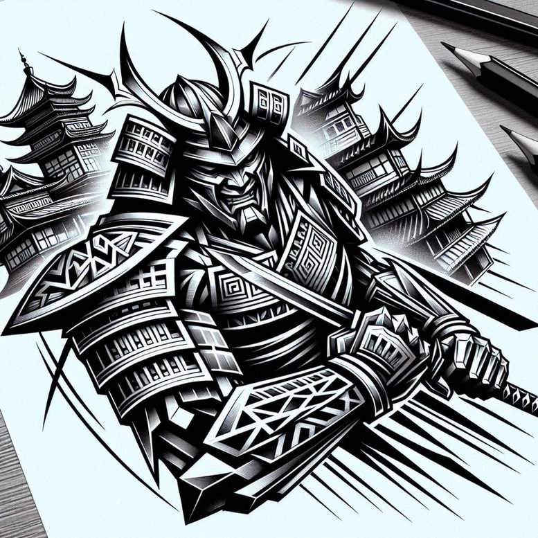 warriors tattoo design ideas bold motifs armor shape embodying determination