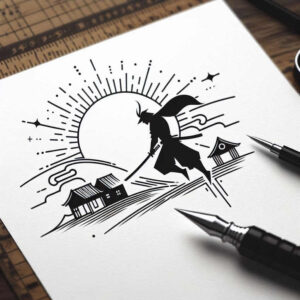 warriors tattoo design ideas Surrealism blurred edges fight icon for wrist side