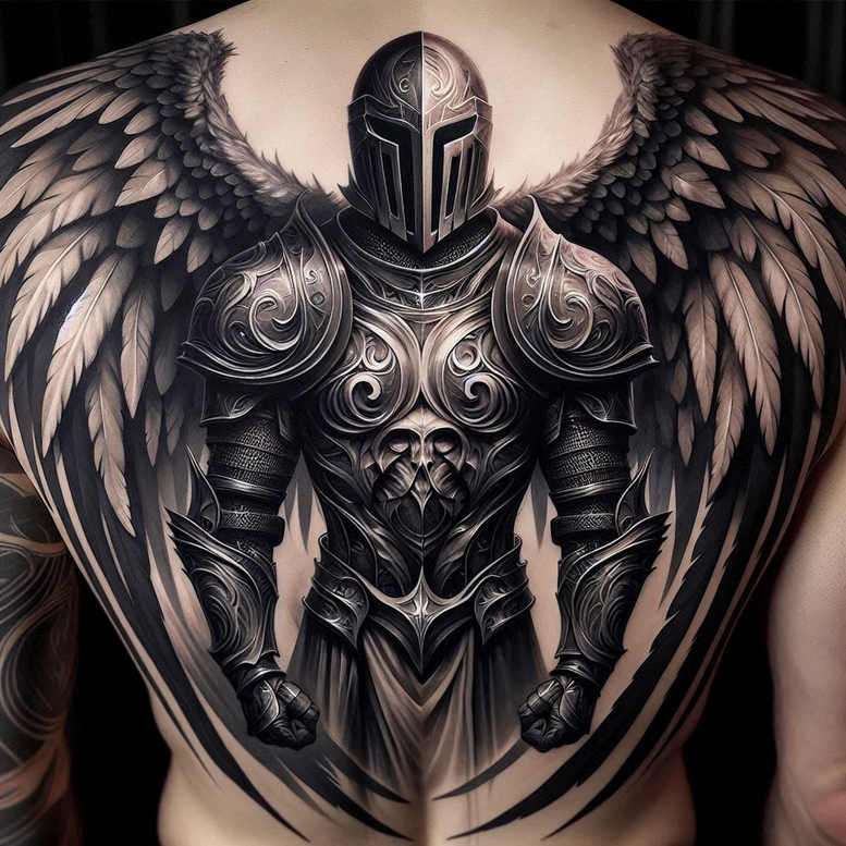 warriors tattoo design ideas hyper-detailed fighter soul for hand
