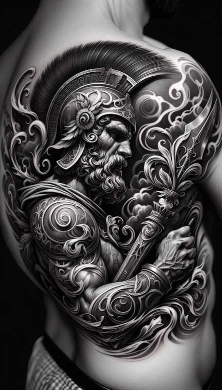 warriors tattoo design ideas dream motifs guardian soul for outer arm