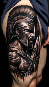 warriors tattoo design ideas unreal light sword bearer embodying strength