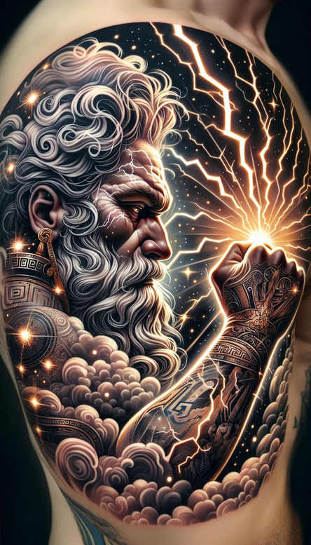 warriors tattoo design ideas Realism deep shadows tactical form symbolising perseverance