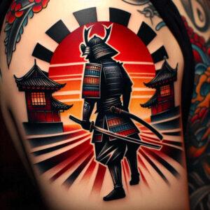 warrior-tattoo-surrealism-dreamscape-for-back-of-neck – tattoo design ideas free ai generated – Gallery: warriors-inkby-ai