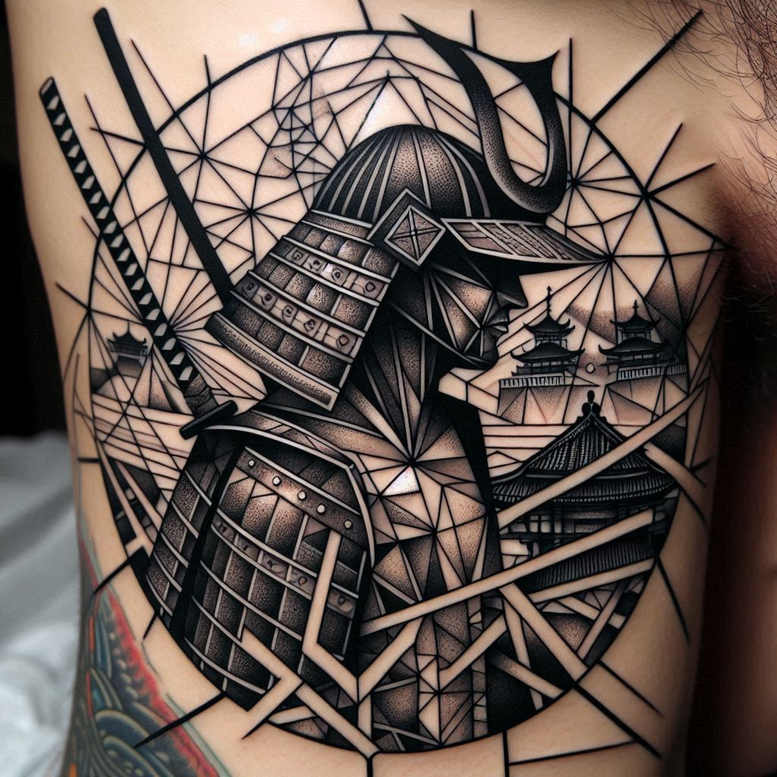 knight-symbolism-neotraditional-bold-outline-for-side – tattoo design ideas free ai generated – Gallery: warriors-inkby-ai
