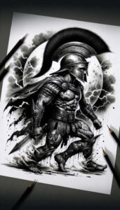 warrior-tattoo-surrealism-dream-motifs-for-palm – tattoo design ideas free ai generated – Gallery: warriors-inkby-ai