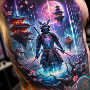 spartan-strength-and-battle-motif-neotraditional-refined-lines-for-shoulder-blade – tattoo design ideas free ai generated – Gallery: warriors-inkby-ai