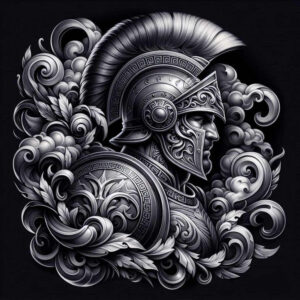 knight-courage-motif-realism-photographic-quality-for-nape – tattoo design ideas free ai generated – Gallery: warriors-inkby-ai