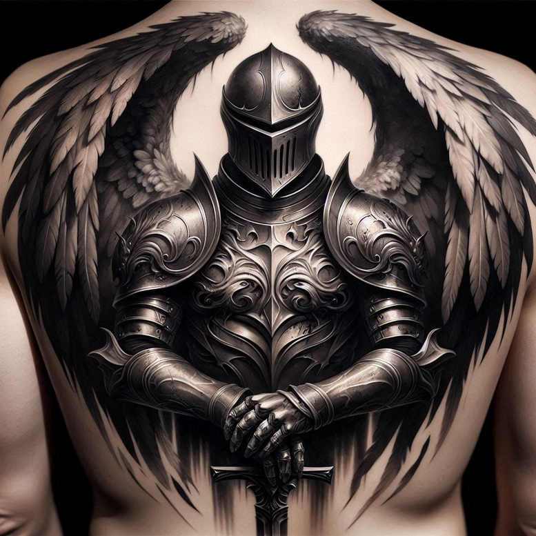 knight-with-energy-realism-rich-blacks-for-triceps – tattoo design ideas free ai generated – Gallery: warriors-inkby-ai