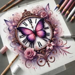 time-mystery-motif-realism-optical-depth-for-upper-shoulder – tattoo design ideas free ai generated – Gallery: watches-hourglass-inkby-ai