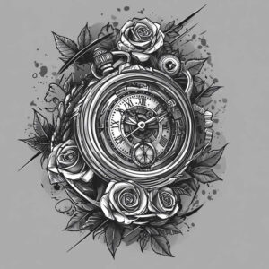 time-with-ornament-neotraditional-precise-lines-for-triceps – tattoo design ideas free ai generated – Gallery: watches-hourglass-inkby-ai