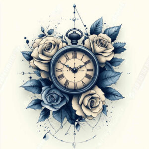 time-nostalgia-symbol-surrealism-distorted-perspective-for-shin – tattoo design ideas free ai generated – Gallery: watches-hourglass-inkby-ai