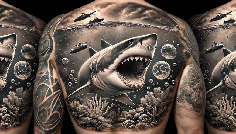 anemones-neotraditional-rich-shading-for-behind-ear – tattoo design ideas free ai generated – Gallery: water-animals-inkby-ai