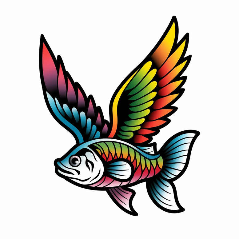 animals-with-life-symbol-realism-realistic-gleam-for-ribs – tattoo design ideas free ai generated – Gallery: water-animals-inkby-ai