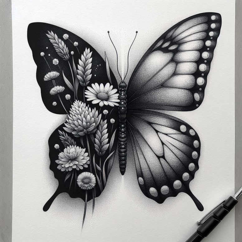 water-animals tattoo design ideas monochrome wet environment meaning courage