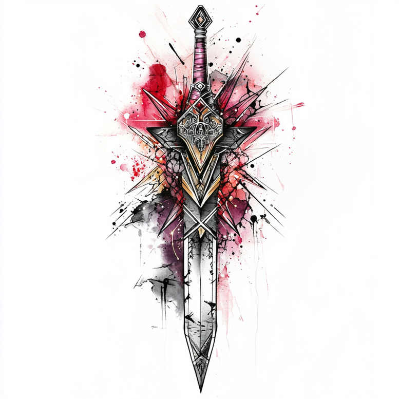 weapons tattoo design ideas lifelike historic edge strength and power