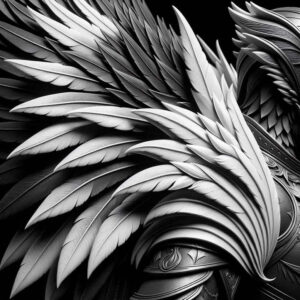 life-motif-wings-tattoo – tattoo design ideas free ai generated – neotraditional-accent-shading – for-abdomen – Gallery: wings-inkby-ai
