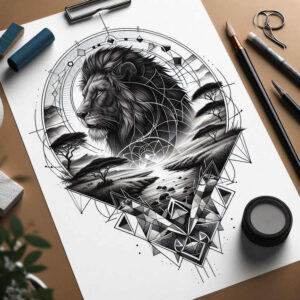 light-and-shadow-wings-tattoo – tattoo design ideas free ai generated – realism-contour-shading – for-ankle – Gallery: wings-inkby-ai