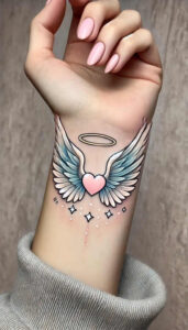 motion-wings-tattoo – tattoo design ideas free ai generated – realism-ultra-detailed – for-heel – Gallery: wings-inkby-ai