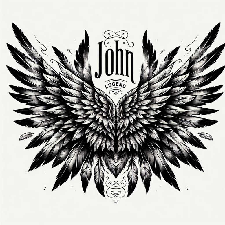 wings tattoo design ideas Surrealism fragmentation feathered flow represents determination