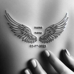 wings tattoo design ideas Surrealism fantastical elements heavenly reach for arm