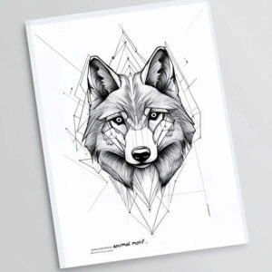 perseverance-symbol-wolf-tattoo – tattoo design ideas free ai generated – neotraditional-balanced-color – for-outer-arm – Gallery: wolves-inkby-ai