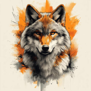 shadow-and-light-wolf-tattoo – tattoo design ideas free ai generated – realism-precise-anatomy – for-triceps – Gallery: wolves-inkby-ai