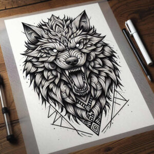wolves tattoo design ideas beyond reality silent predator for elbow