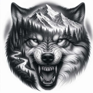wolves tattoo design ideas beyond reality untamed tracker shows courage
