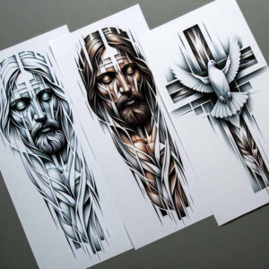 angel – tattoo design ideas free ai generated – realism-photo-realistic – for-arm – Gallery: angel-inkby-ai