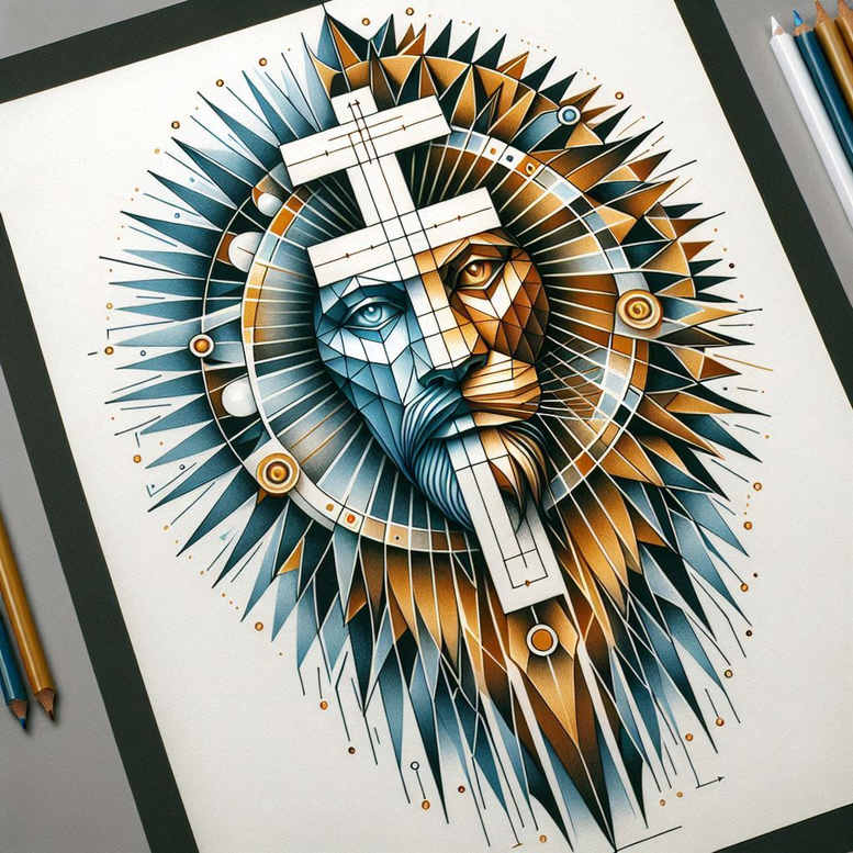 demonic-figure – tattoo design ideas free ai generated – strange-laughter – for-upper-thigh – Gallery: demons-inkby-ai