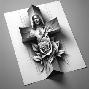 illuminated-face – tattoo design ideas free ai generated – surrealism-unearthly – for-upper-arm – Gallery: faces-inkby-ai