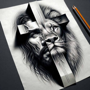shadowed-visage – tattoo design ideas free ai generated – realism-smooth-complexion – for-shoulder – Gallery: faces-inkby-ai