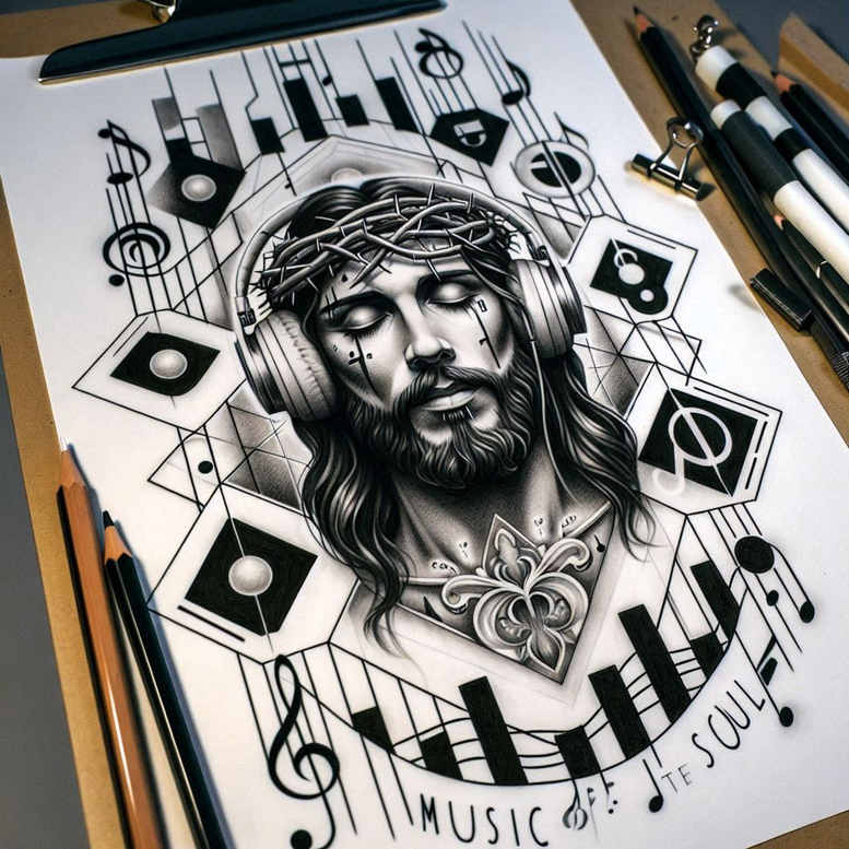 jesus-life-tattoo-neotraditional-layered-shading-for-triceps – tattoo design ideas free ai generated – Gallery: jesus-inkby-ai