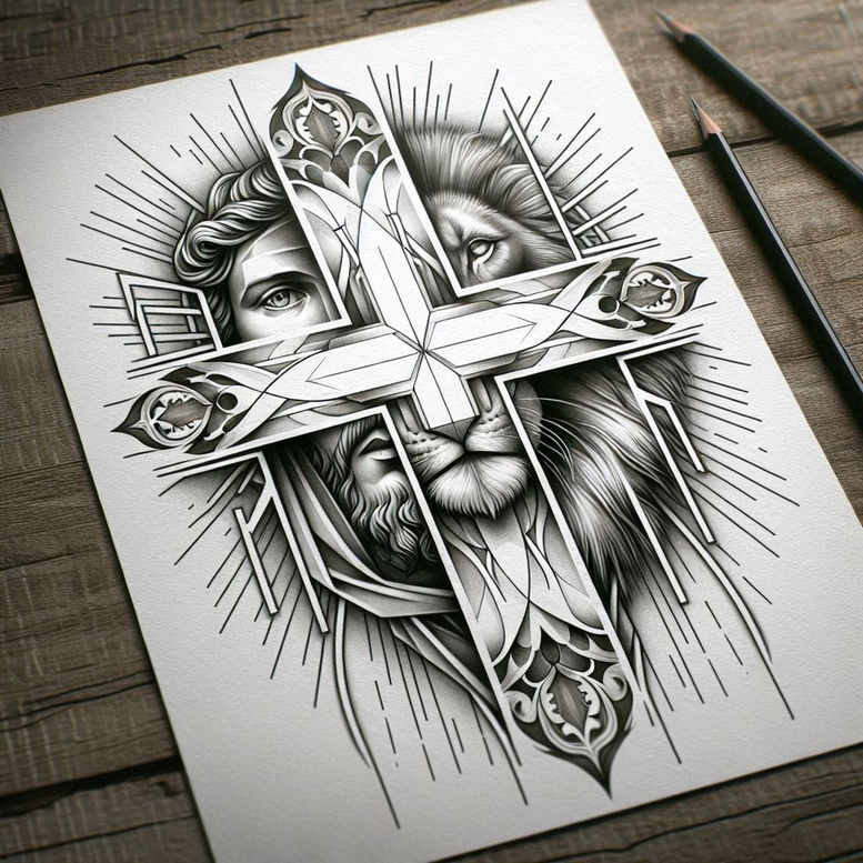 jesus-divine-light-tattoo-realism-natural-contrast-for-elbow – tattoo design ideas free ai generated – Gallery: jesus-inkby-ai