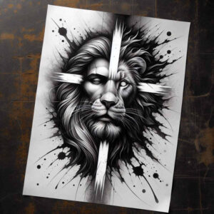 jesus-surrealism-vibrant-contrasts-for-hand – tattoo design ideas free ai generated – Gallery: jesus-inkby-ai
