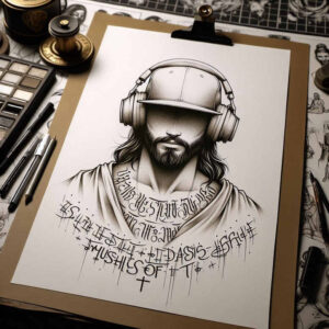 praying-jesus-tattoo-realism-soft-contrast-for-arm – tattoo design ideas free ai generated – Gallery: jesus-inkby-ai