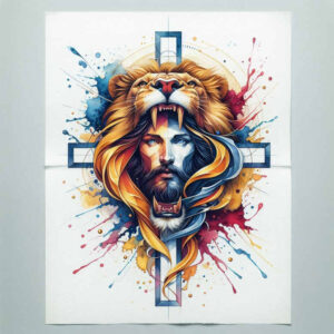 jesus-divine-tattoo-neotraditional-rich-shading-for-shin – tattoo design ideas free ai generated – Gallery: jesus-inkby-ai