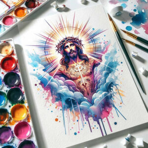 jesus-christ-tattoo-realism-hyper-realistic-for-scapula – tattoo design ideas free ai generated – Gallery: jesus-inkby-ai