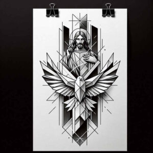jesus-divine-tattoo-realism-volume-effect-for-hand – tattoo design ideas free ai generated – Gallery: jesus-inkby-ai
