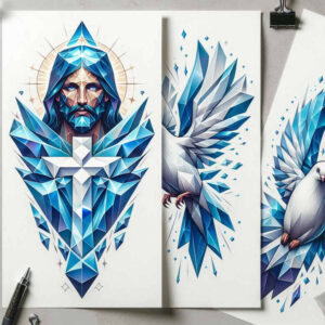 jesus-realism-depth-shading-for-triceps – tattoo design ideas free ai generated – Gallery: jesus-inkby-ai