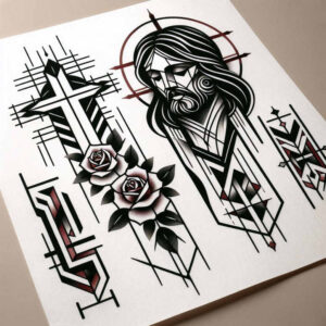 spiritual-jesus-tattoo-realism-smooth-gradients-for-behind-ear – tattoo design ideas free ai generated – Gallery: jesus-inkby-ai
